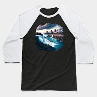 Niagara Waterfall Baseball T-Shirt